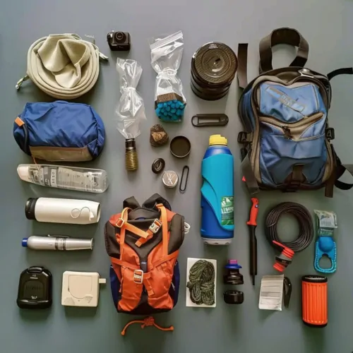 Miscellaneous gear for hiking